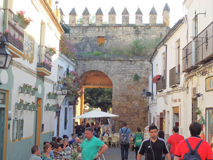 View of the West Gate looking out.